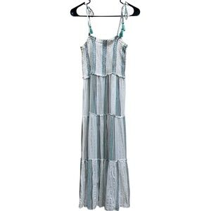Blue Island Women’s Striped Maxi Dress Size Large